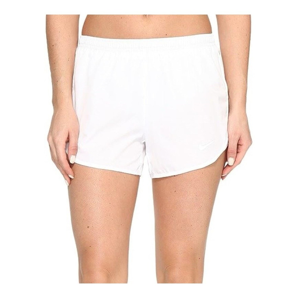 Nike Dri-FIT‎ Running Shorts White Athletic Womens Gym Workout Medium